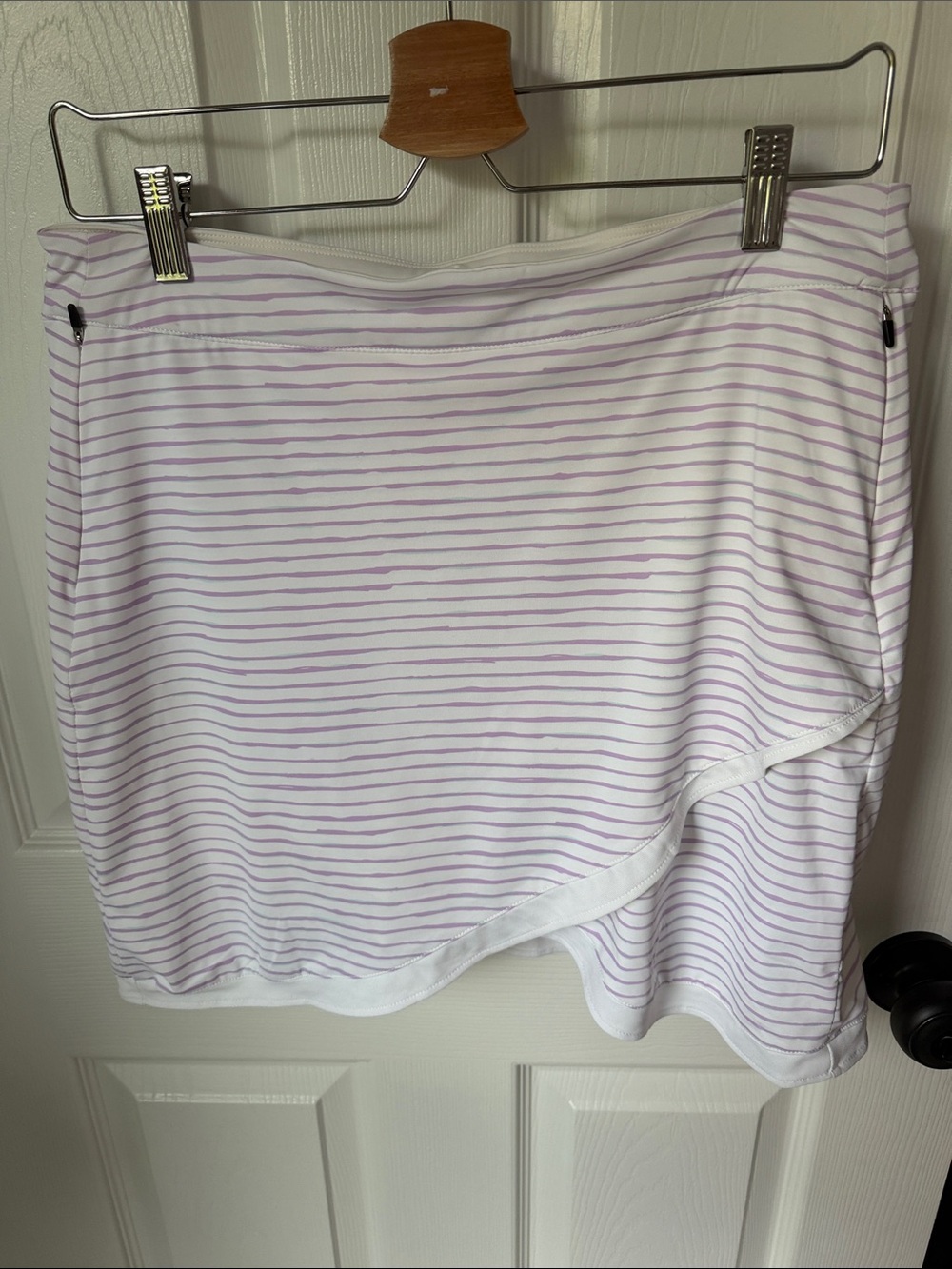 Peter Millar Women’s Lavender Striped Golf Skort